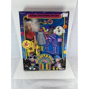NRFB Vintage 1980s Shillman Mickey & Pals Doll Deluxe Dancewear Set Barbie Clone